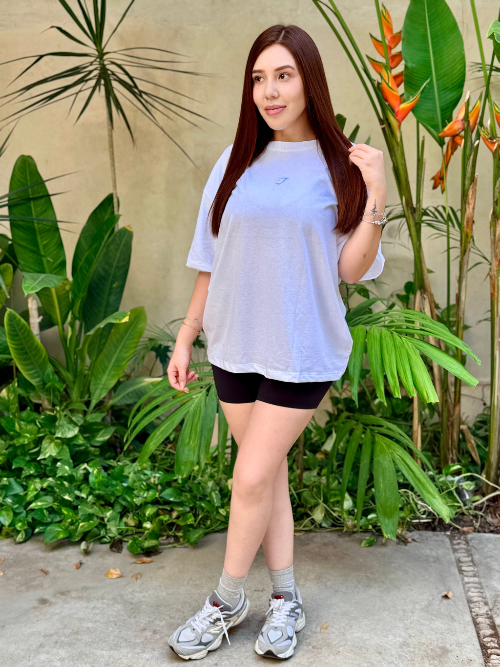 PLAYERA OVERSIZE GYMSHARK CELULAR (PRECIO REBAJA $119)