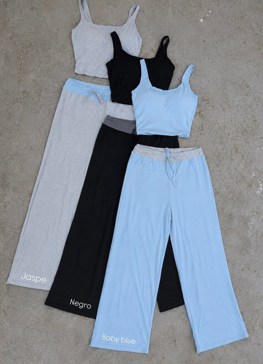 SET TOP Y PANS CAMPANA (PRECIO MENUDEO $245)