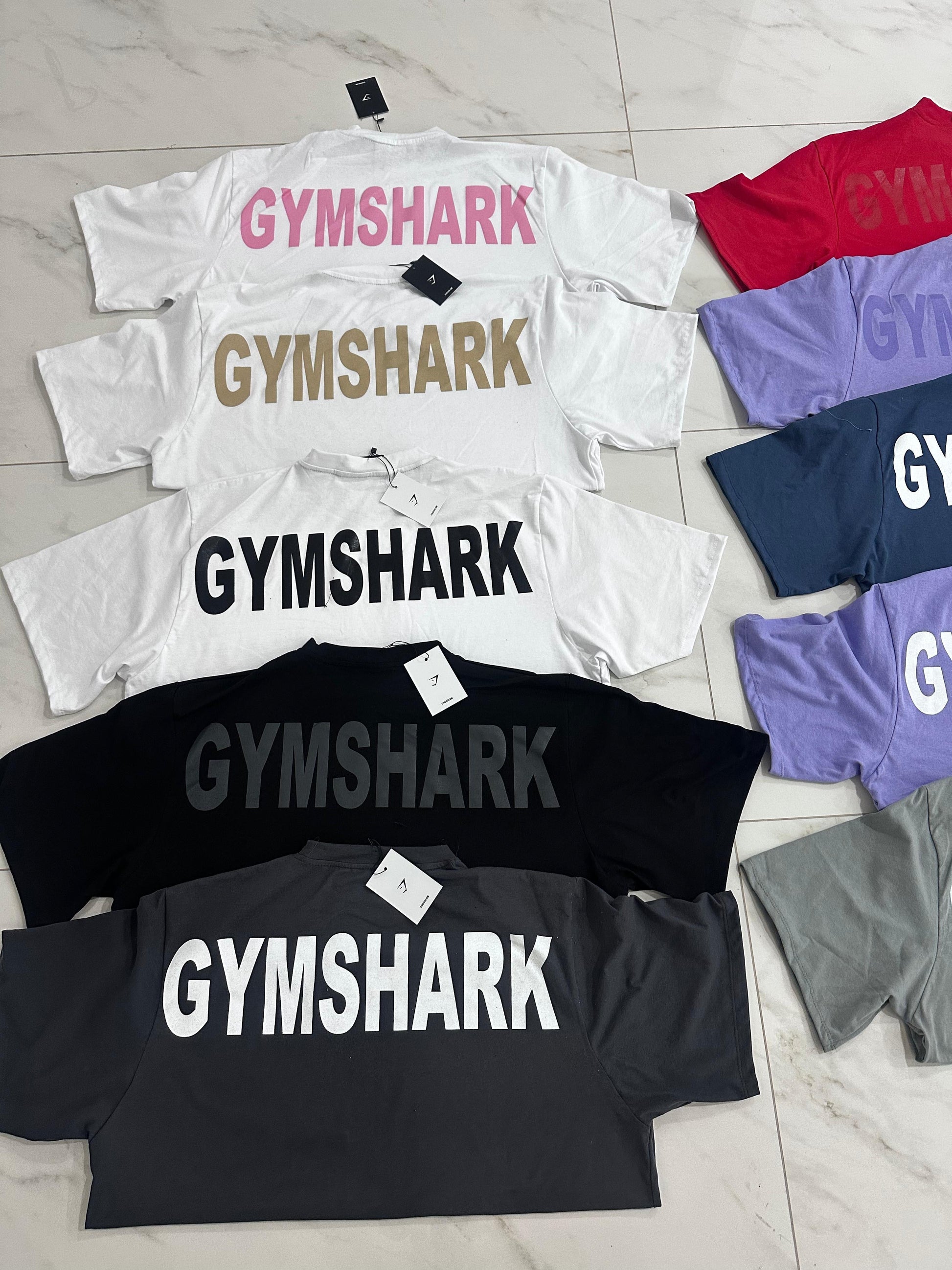 PLAYERA SUPER OVERSIZE INSPO GYMSHARK LETRA (Precio REBAJA $135)