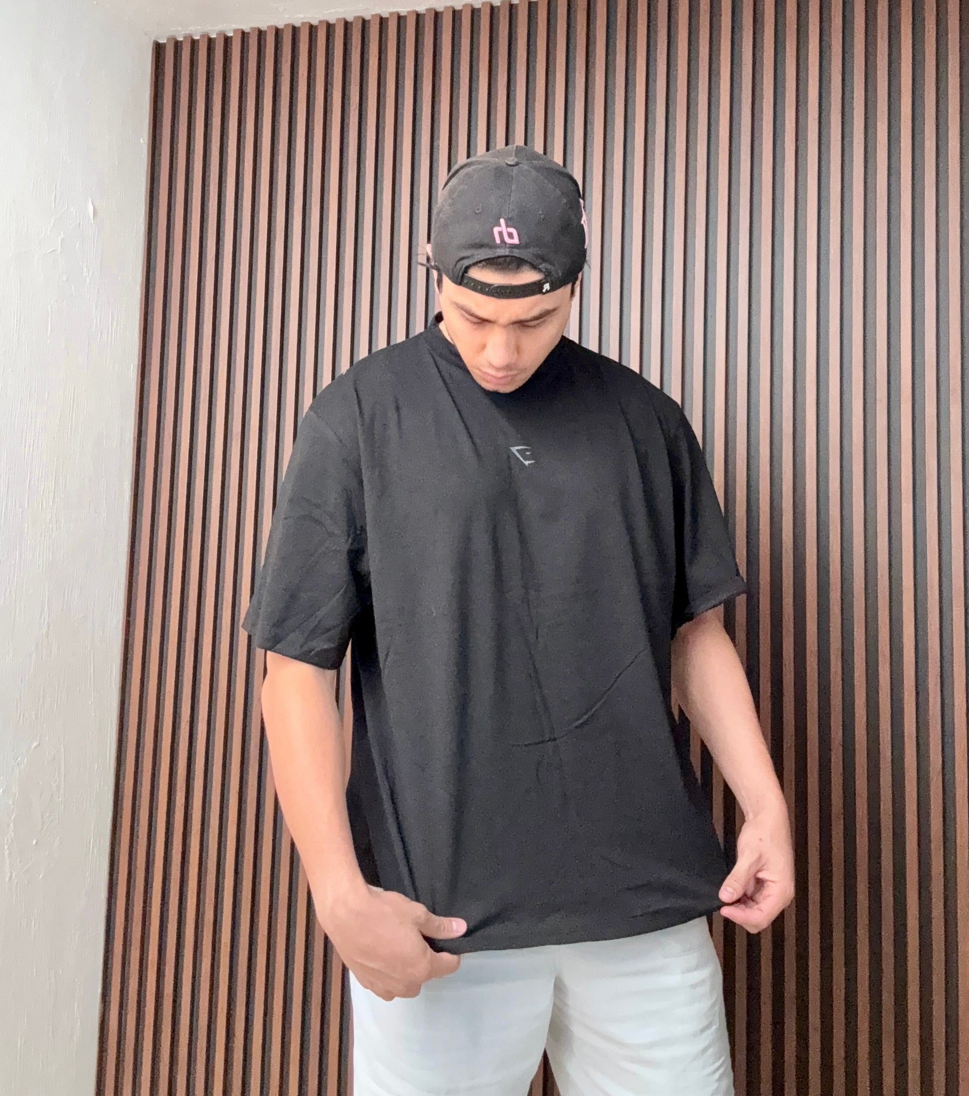 PLAYERA SUPER OVERSIZE INSPO GYMSHARK LETRA (Precio REBAJA $135)