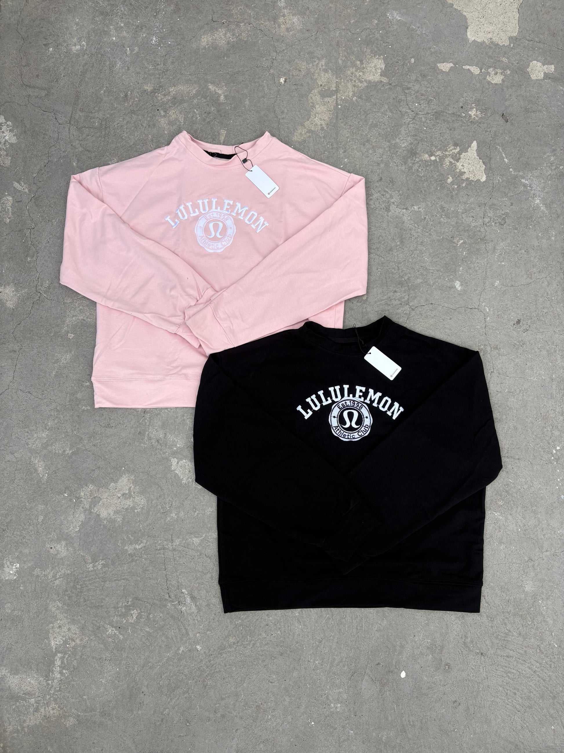 SUDADERA TERRY BORDADA INSPO LULU LEMON (PRECIO REBAJA)