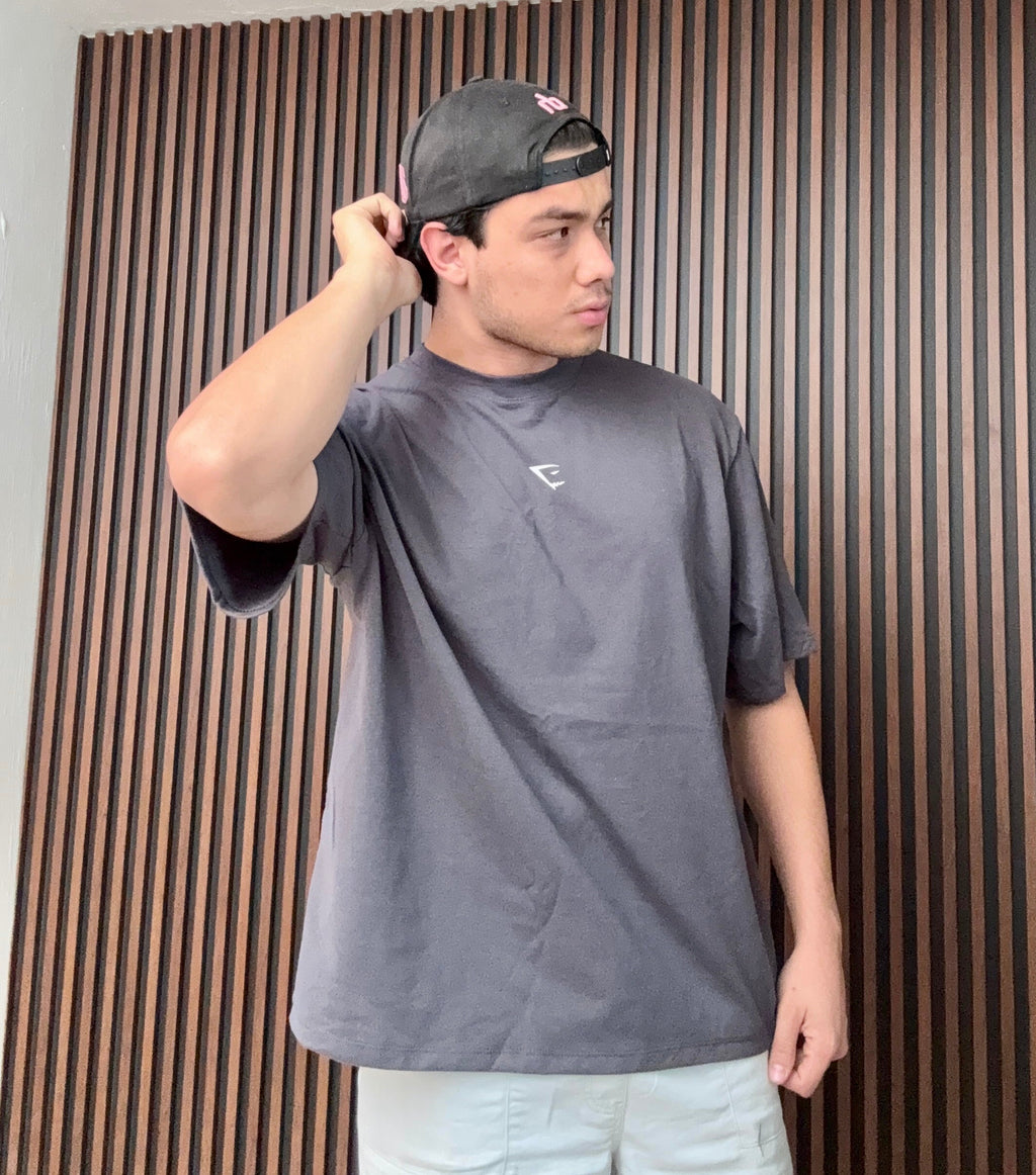 PLAYERA SUPER OVERSIZE INSPO GYMSHARK LETRA (Precio REBAJA $135)