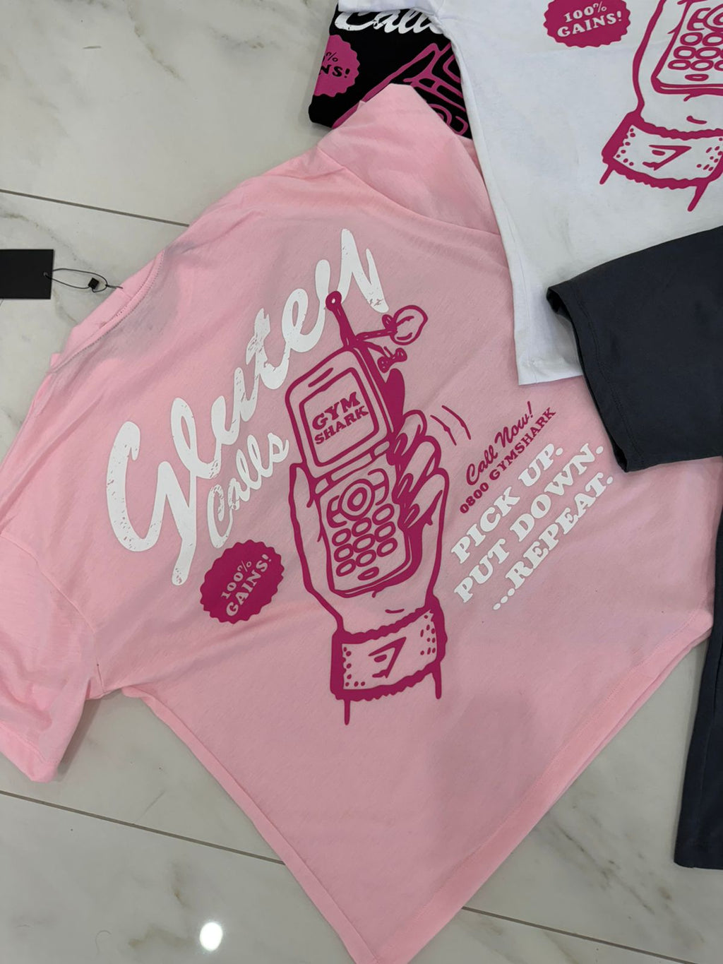 PLAYERA OVERSIZE GYMSHARK CELULAR (PRECIO REBAJA $119)