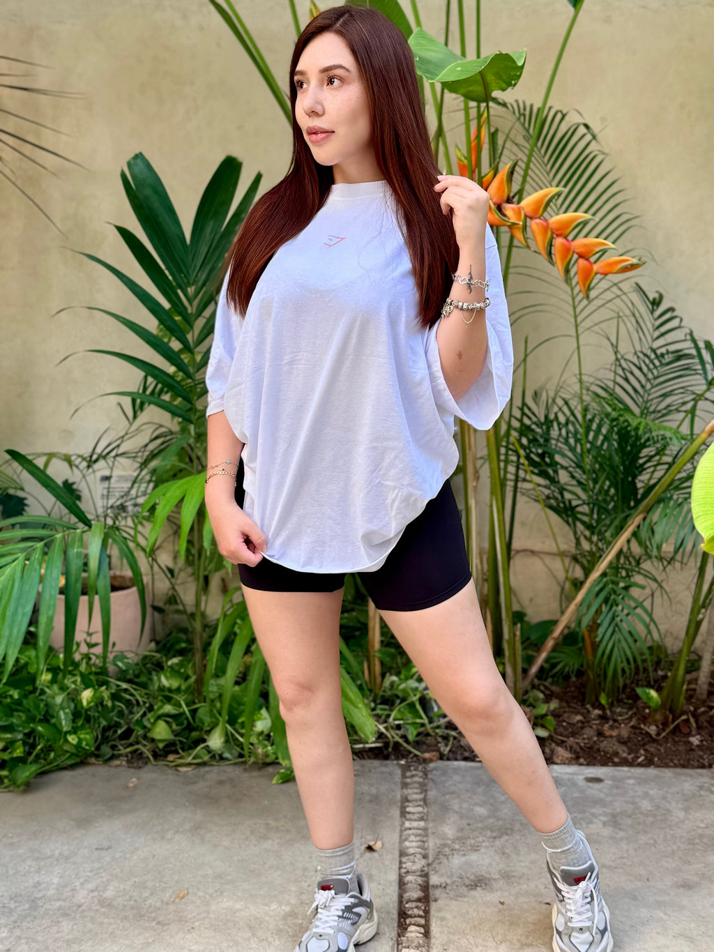 PLAYERA SUPER OVERSIZE INSPO GYMSHARK LETRA (Precio REBAJA $135)