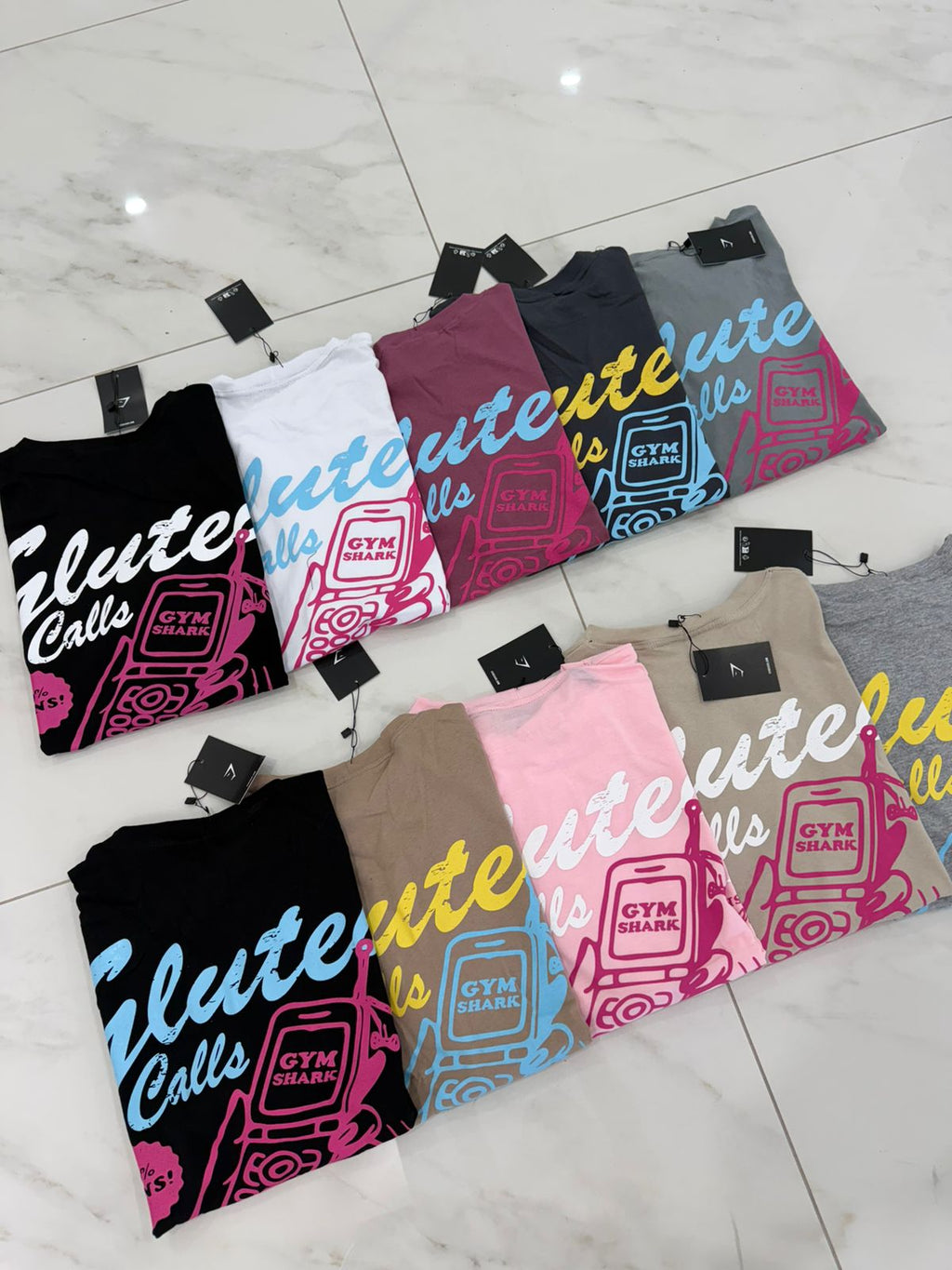 PLAYERA OVERSIZE GYMSHARK CELULAR (PRECIO REBAJA $119)
