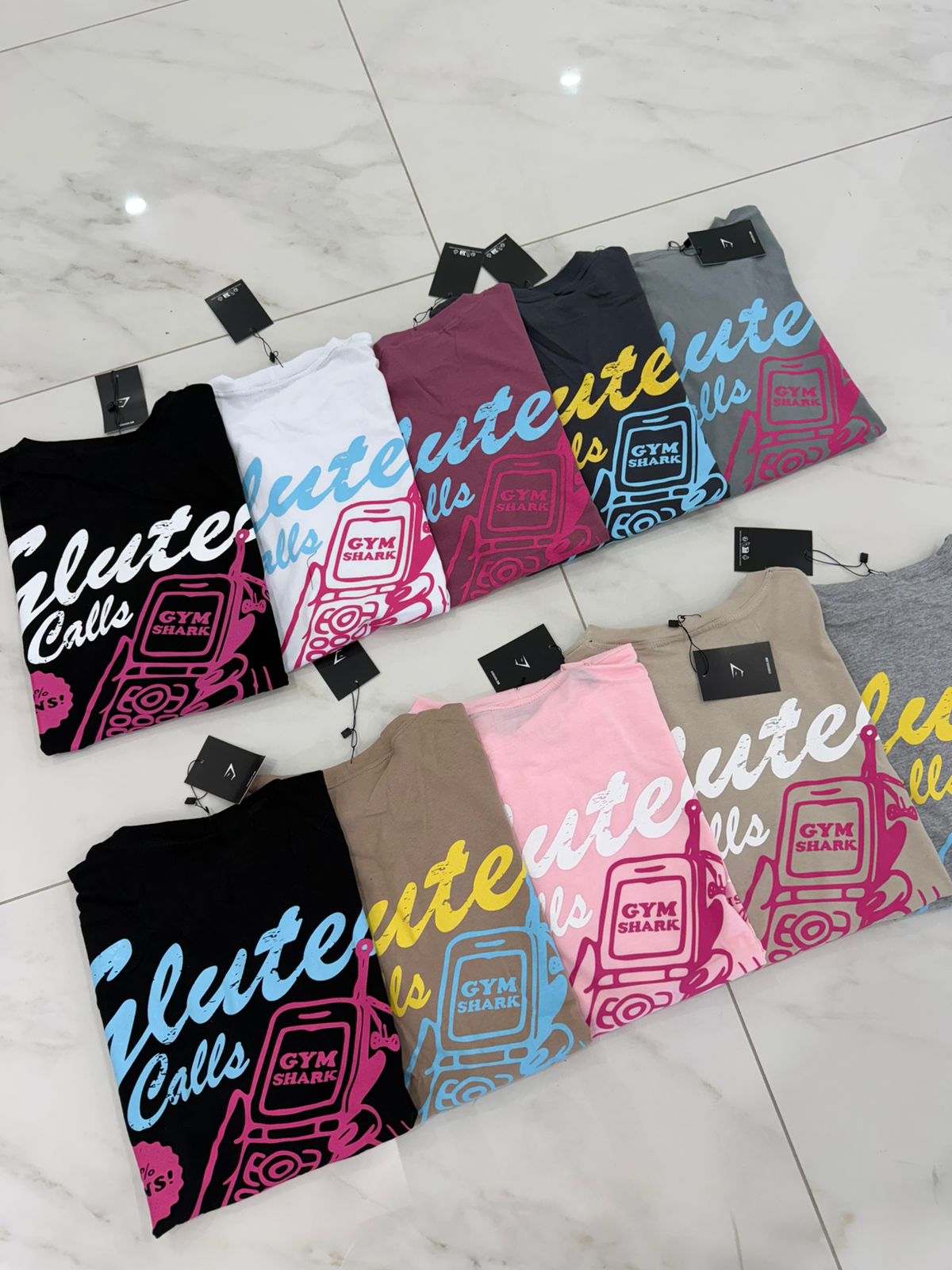 PLAYERA OVERSIZE GYMSHARK CELULAR (PRECIO REBAJA $119)