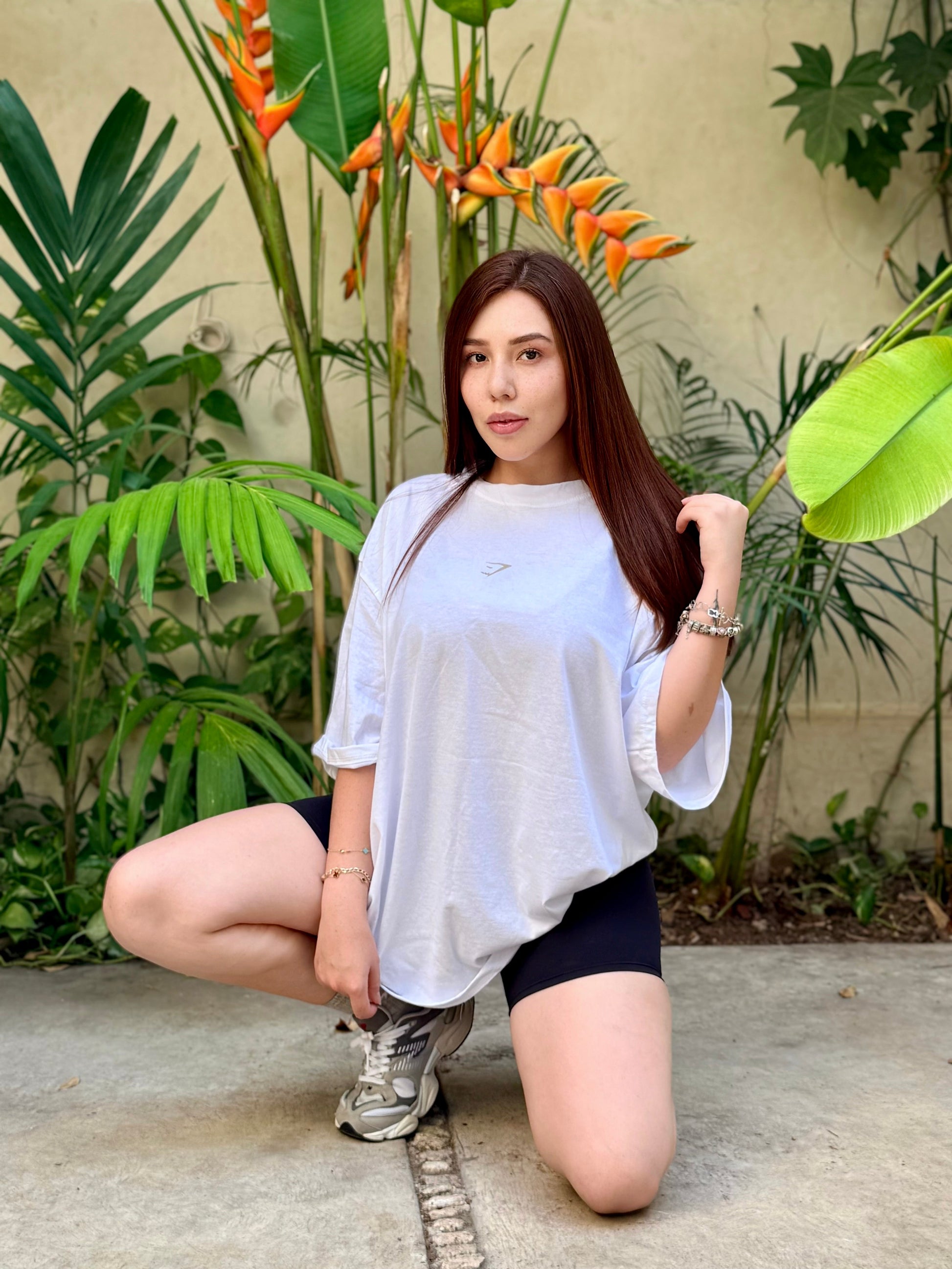 PLAYERA SUPER OVERSIZE INSPO GYMSHARK LETRA (Precio REBAJA $135)