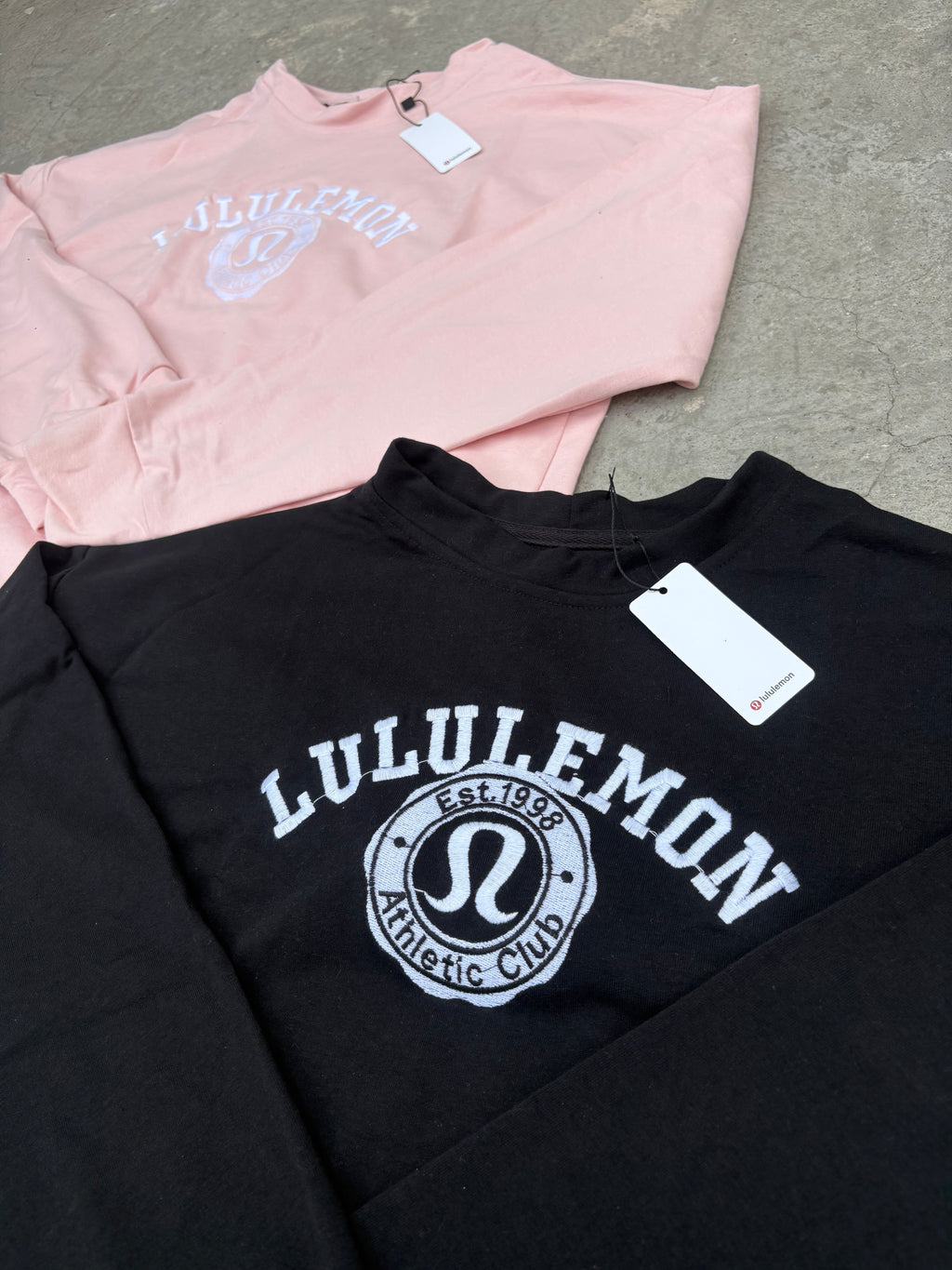 SUDADERA TERRY BORDADA INSPO LULU LEMON (PRECIO REBAJA)
