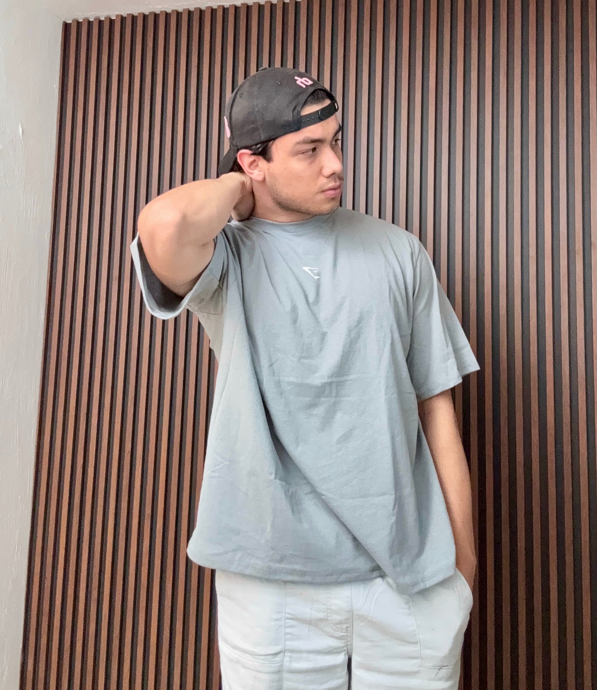 PLAYERA SUPER OVERSIZE INSPO GYMSHARK LETRA (Precio REBAJA $135)
