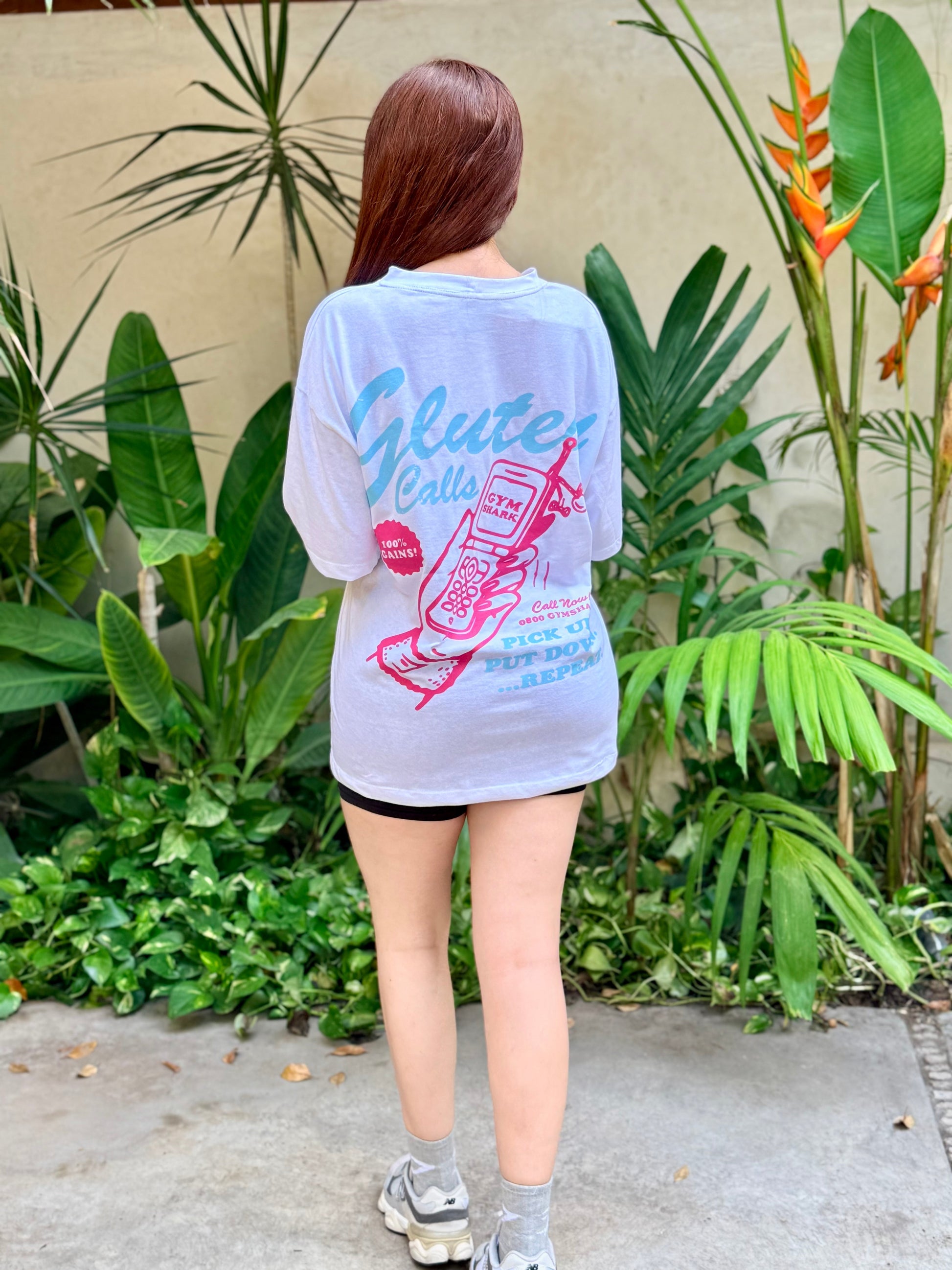 PLAYERA OVERSIZE GYMSHARK CELULAR (PRECIO REBAJA $119)